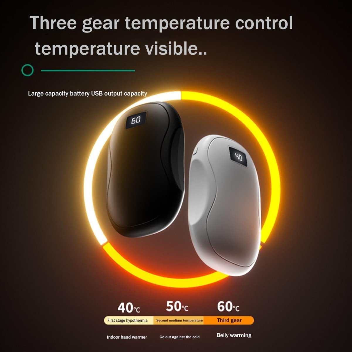 Chauffe-mains électrique – Batterie rechargeable pour l’hiver