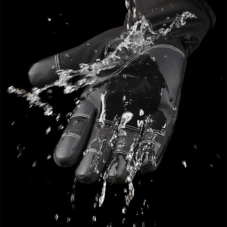 Gants Hiver Unisexes à Doigts Ouverts – Tactiles, Imperméables, Coupe-Vent et Chauds